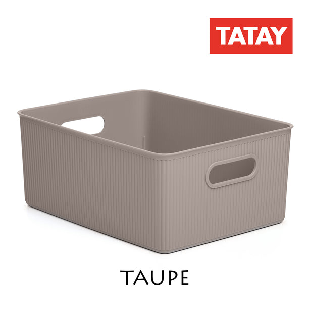 T0103.03 Tatay Storage Basket L Baobab 15L (Taupe)
