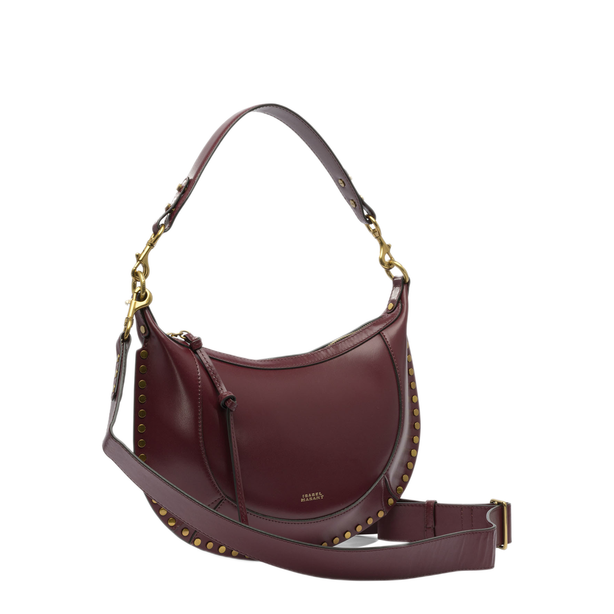 Naoko Medium Calfskin Shoulder Bag - Burgundy