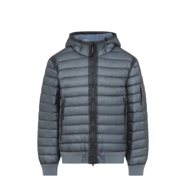 Shell Hooded Lens Down Jacket