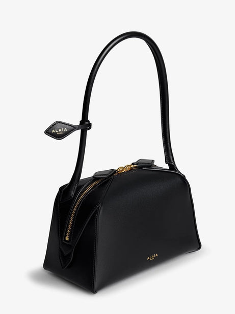 Alaia Le Teckel leather shoulder bag - Noir