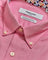 Coupe Cousu, Red, Long Sleeve Shirt with Contrast Trim Fabric