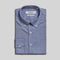 Coupe Cousu, Blue, Long Sleeve Shirt with Contrast Trim Fabric