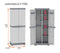 Tr2565 Terry Base3700 Cabinet (4 Shelves, 4 Bins, 2 Hook Racks)