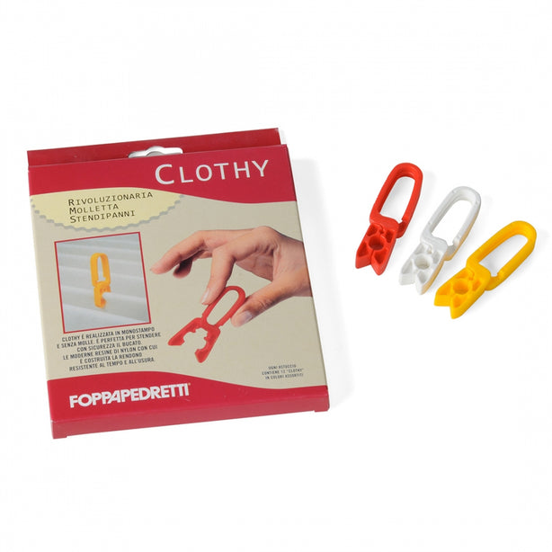 Fo42550 Foppapedretti Clothy Cloth Pegs (12-Piece Pack)