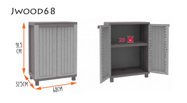 Tr2718 Terry Jwood 68 Cabinet (1 Shelf)