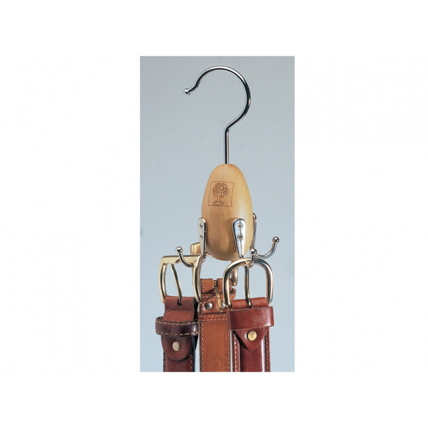 Fo30660 Foppapedretti Giorgio Belt Rack With Chrome Hooks