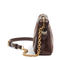 Panthea Small Suede and Nappa Shoulder Bag - Brown