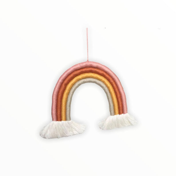 Stitches and Tweed Rainbow Macrame