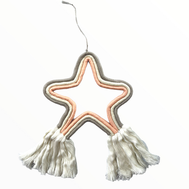 Starry Macrame Wall Hanging