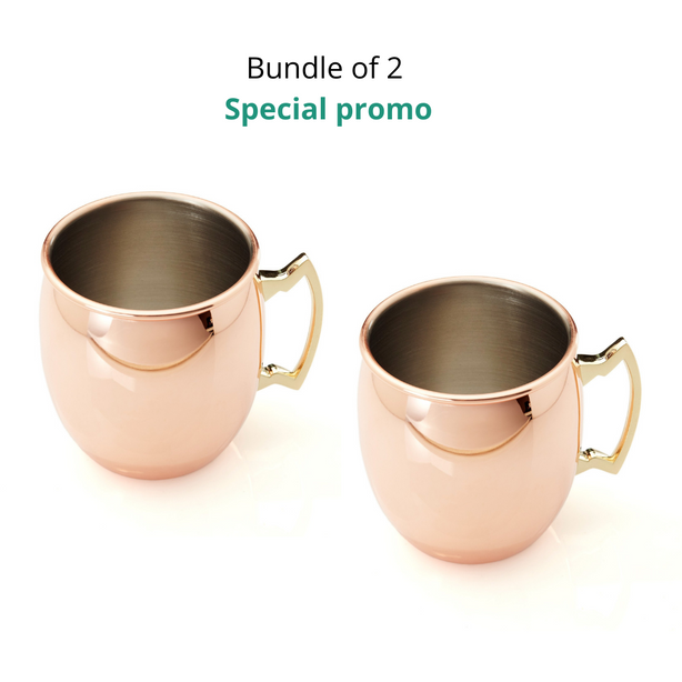 Copper Moscow Mug Set Of 2