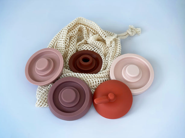 Apple Stacking Silicone Toy