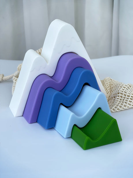 Mountain Silicone Stacking Toy