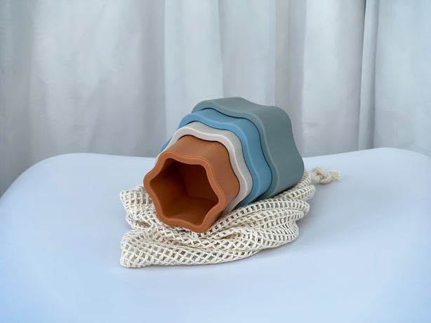 Flower Nesting Silicone Toy