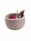StitchesandTweed Creras Crochet Round Vanity Organizer Basket