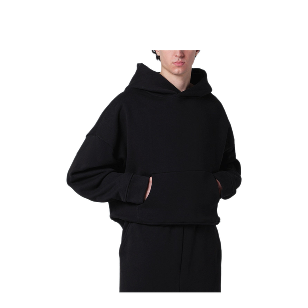 Black Cotton Sweatshirt