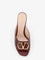 Valentino Garavani VLogo Signature Leather Sandals - Rosewood
