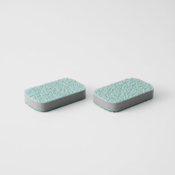 Aquashine Mini Sponge - Green (Set of 2)
