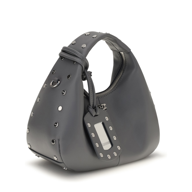 Mini Studded Hobo Handbag