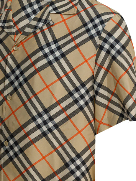 Burberry Oversized silk shirt - Beige