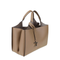 Di Medium Calf Leather Tote - Brown Gray