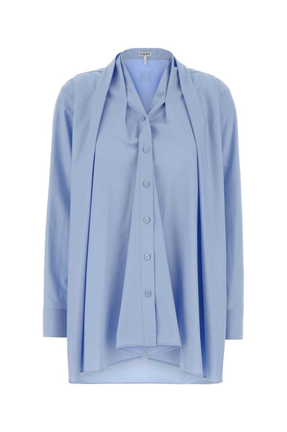 Light Blue Poplin Shirt