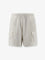 The North Face Nylon bermuda shorts with logo patch - White