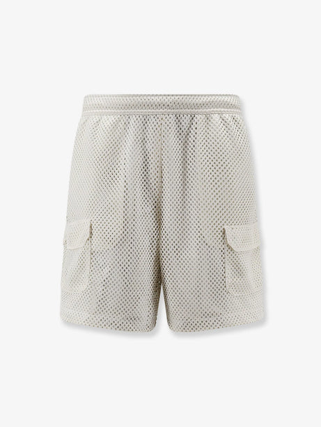 The North Face Nylon bermuda shorts with logo patch - White