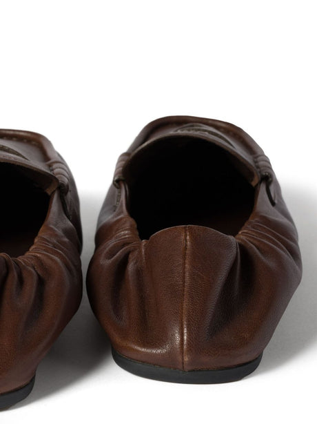 Flat Shoes Brown