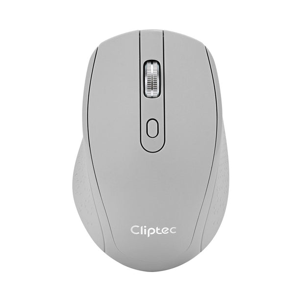 Cliptec RZS878 Xilent-Metal - 2.4GHZ 1600 DPI Silent Wireless Mouse (AA Battery)