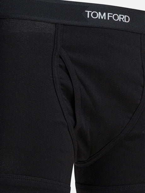 Tom Ford Cotton boxer shorts with logo - Multicolor