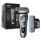Braun Series 9 Electric Shaver 9477cc, 4+1 ProHead with ProLift Precision Trimmer, For Wet & Dry Use with Charging PowerCase
