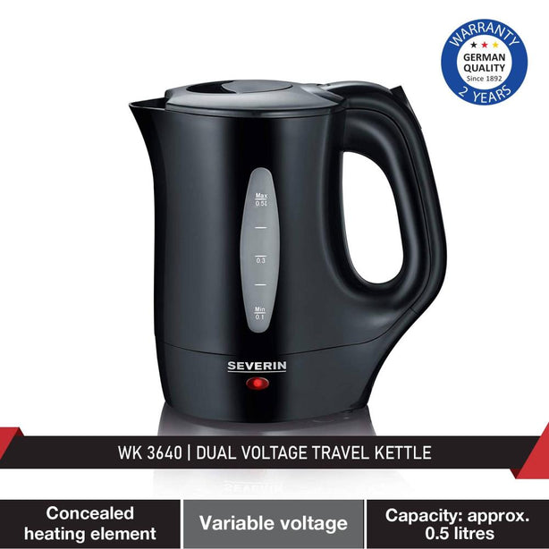 Severin WK 3640 Dual Voltage Travel Kettle