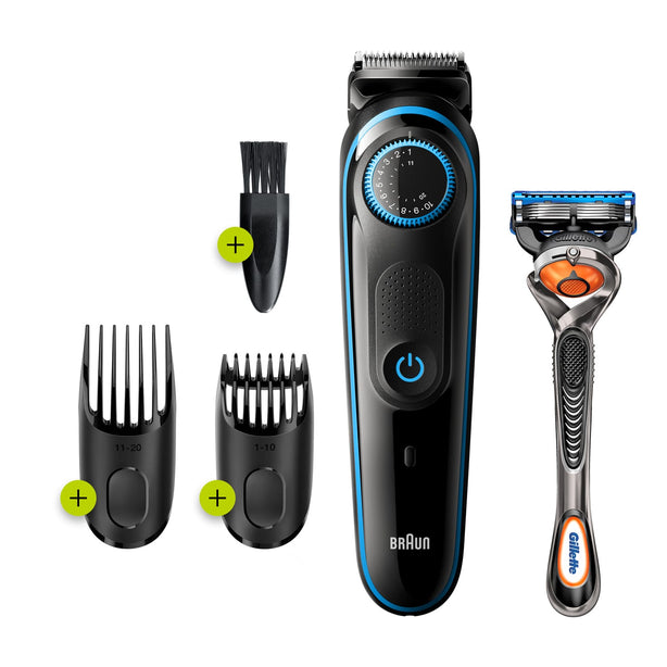Braun Bt 5240 Beard Trimmer Precision Dial Hair Cut Trimming Clipping