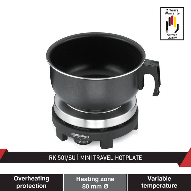 Rommelsbacher RK 501/SU Mini travel hotplate
