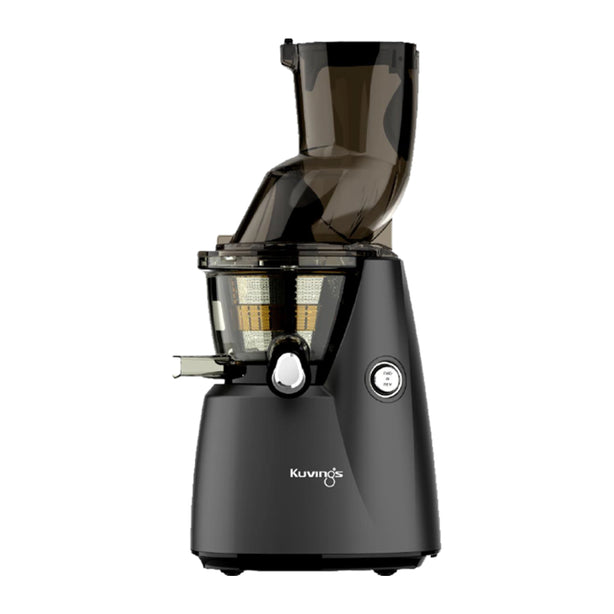 Kuvings E8000 Whole Slow Juicer with Dual Feeding Chute for Cold Press Masticating Juice (Pearl Black)