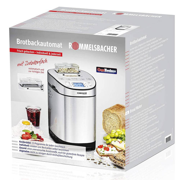 Rommelsbacher BA 550 Bread Maker with Automatic Ingredient Dispenser
