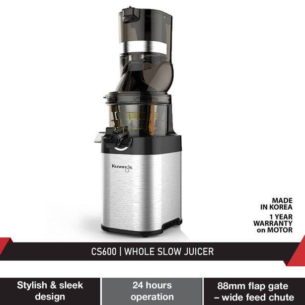 Kuvings CS600 Whole Slow Juicer with BPA-Free, 24 Hour Operation, Easy to Clean, Heavy Duty, Commercial Grade
