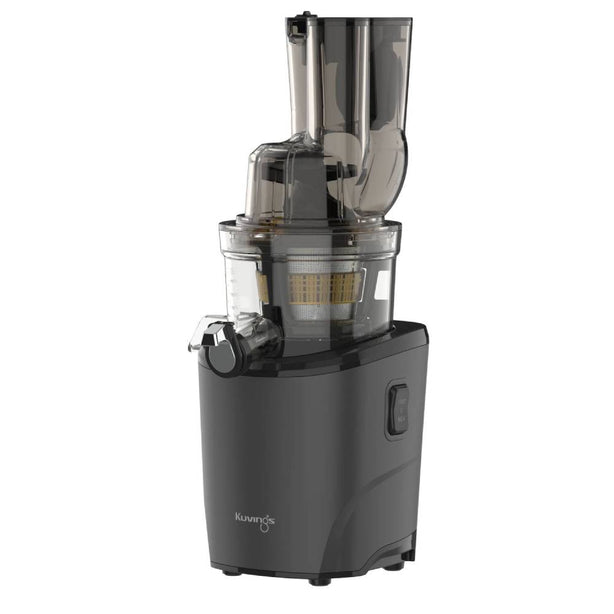 Kuvings REVO 830 Whole Slow Juicer with Triple Feeding Chute for Cold Press fibrous fruits and vegetables (Matt Black)