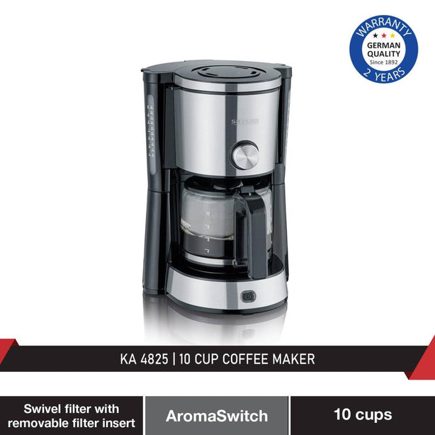 Severin KA 4825 10 cup Coffee Maker with AromaSwitch