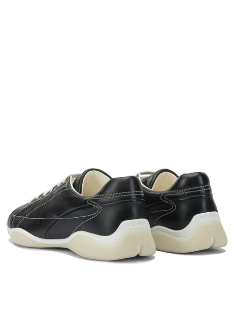 Prada Nappa leather sneakers - Black