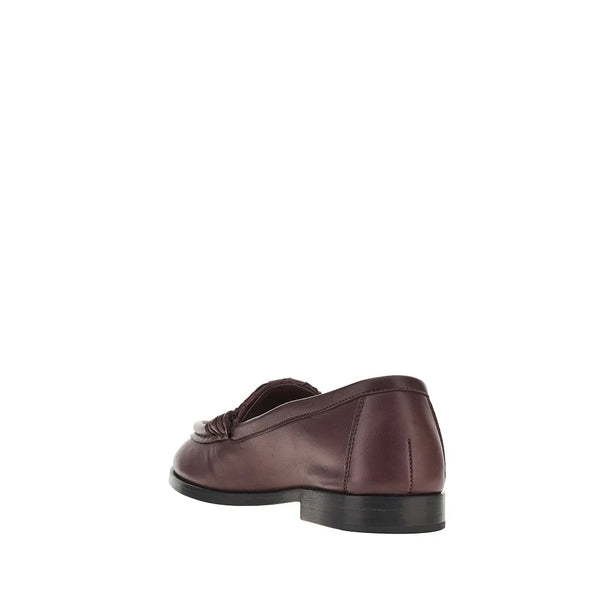 BOTTEGA VENETA Silenzio' nappa leather loafers