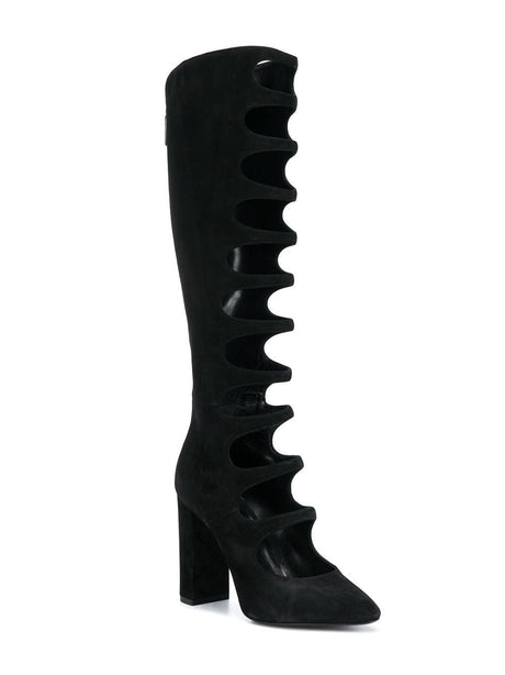 Saint Laurent Boot Joplin 105 Cachemere Black