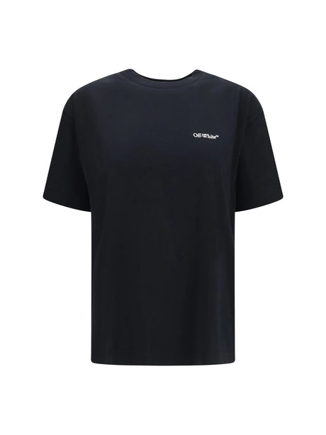 Off-White Arrow Out Flower T-shirt - Black Balsam Green