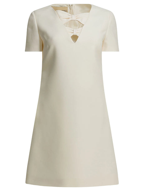 Valentino Wool blend short dress - White