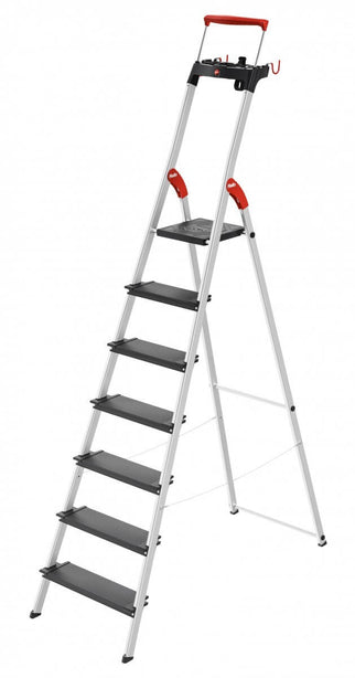 H8050-707 Hailo L100 Topline Safety Ladder 7 Steps