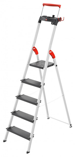 H8050-507 Hailo L100 Topline Safety Ladder 5 Steps