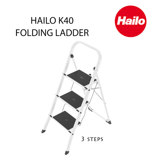 H4397-200 Hailo K40 Basicline 3-Step Stool White