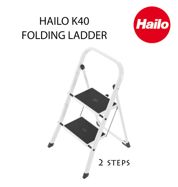H4396-200 Hailo K40 Basicline 2-Step Stool White