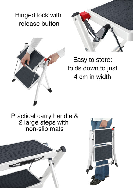 H4310-001 Hailo Mini 2-Step Stool White