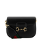 Horsebit 1955 Small Calfskin Shoulder Bag - Black
